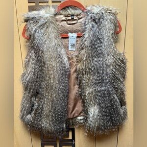 Express Faux Fur vest